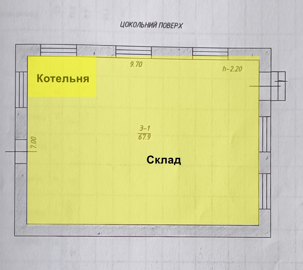 Продаж приміщення вільного призначення 262 м², Кулішова вул., 25а