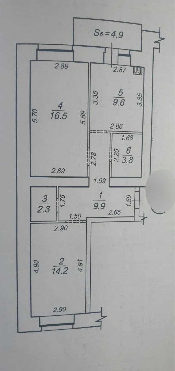 Продажа 2-комнатной квартиры 61 м², Ивана Сирко ул.