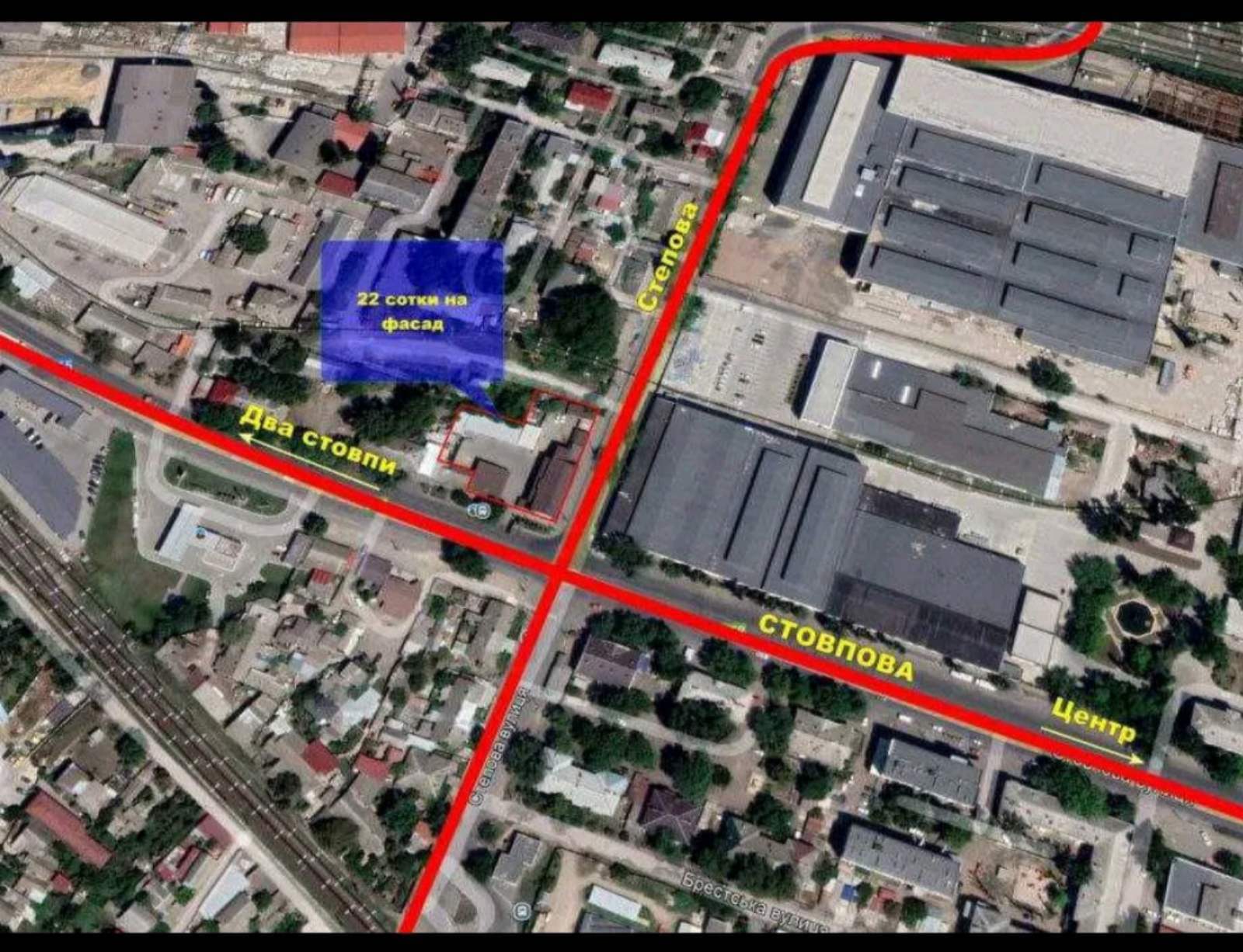 Продаж комерції 1180 м², Столбовая вул.