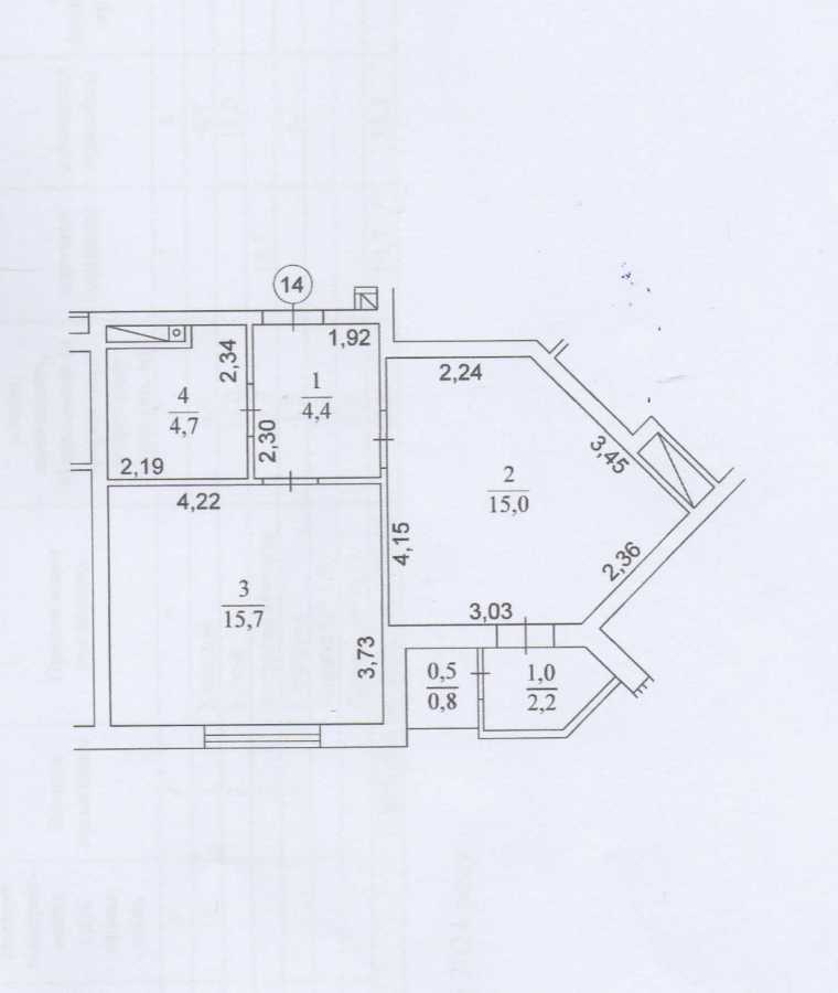 Аренда 1-комнатной квартиры 42.8 м², Ивана Выговского ул., 10С