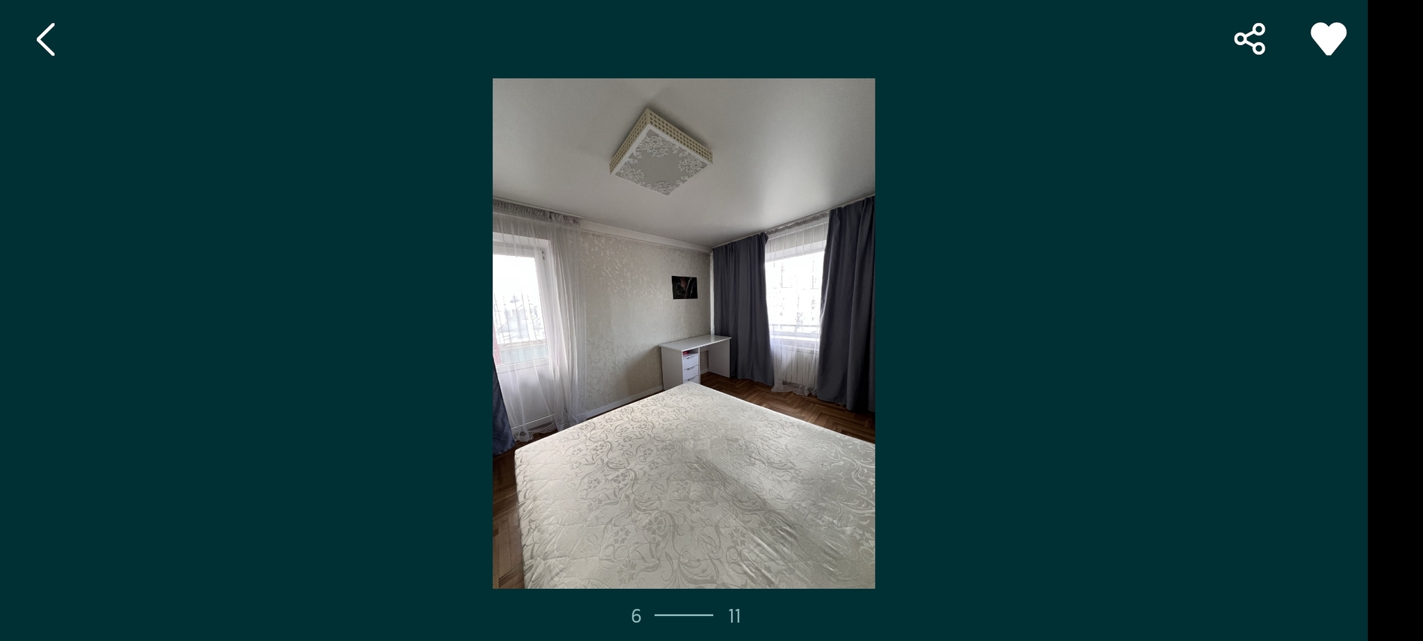 Аренда 2-комнатной квартиры 62 м², Днепровская наб., 7А