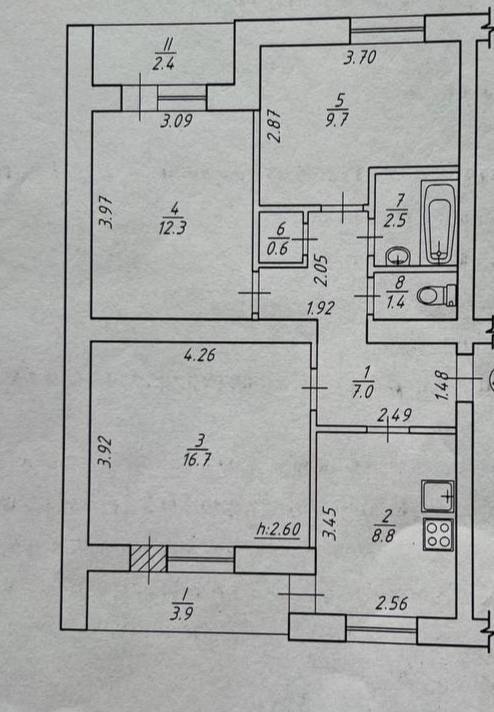 Продаж 3-кімнатної квартири 65 м², Білопільський Шлях вул.