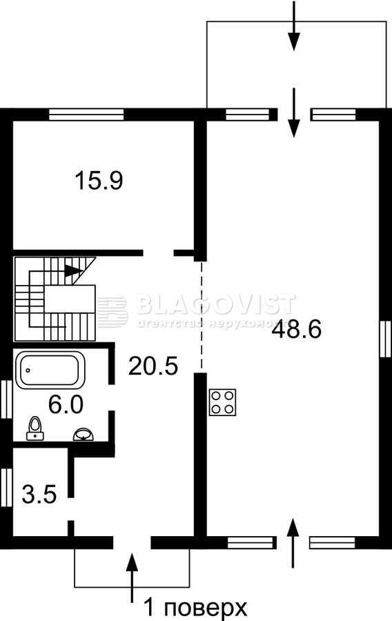 Продажа 5-комнатной квартиры 200 м², Апрельская ул.