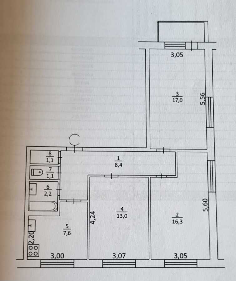 Продаж 3-кімнатної квартири 69 м², Романа Шухевича просп., 22А