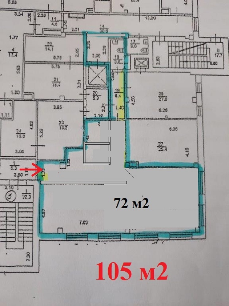Аренда офиса 105 м², Кирилловская ул., 12