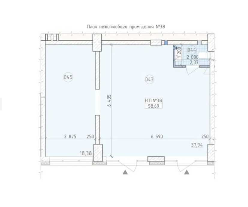Продаж іншого торгівельного приміщення 60 м², Михайла Максимовича вул., 24В