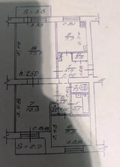 Продажа 3-комнатной квартиры 63.9 м², Куликовская ул.