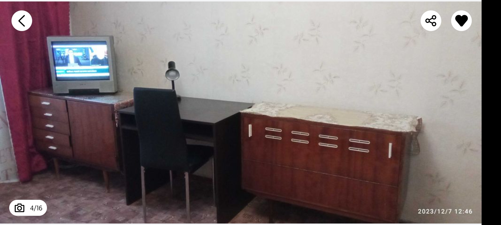 Аренда 1-комнатной квартиры 33 м², Павла Тычины просп., 3