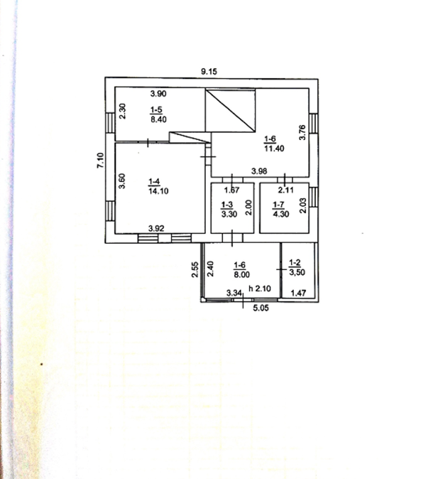 Продаж будинку 53 м²