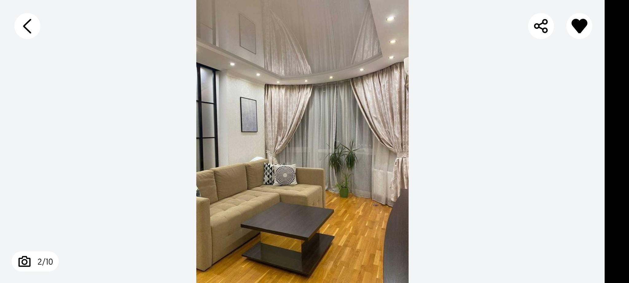 Аренда 2-комнатной квартиры 75 м², Соборности просп., 30