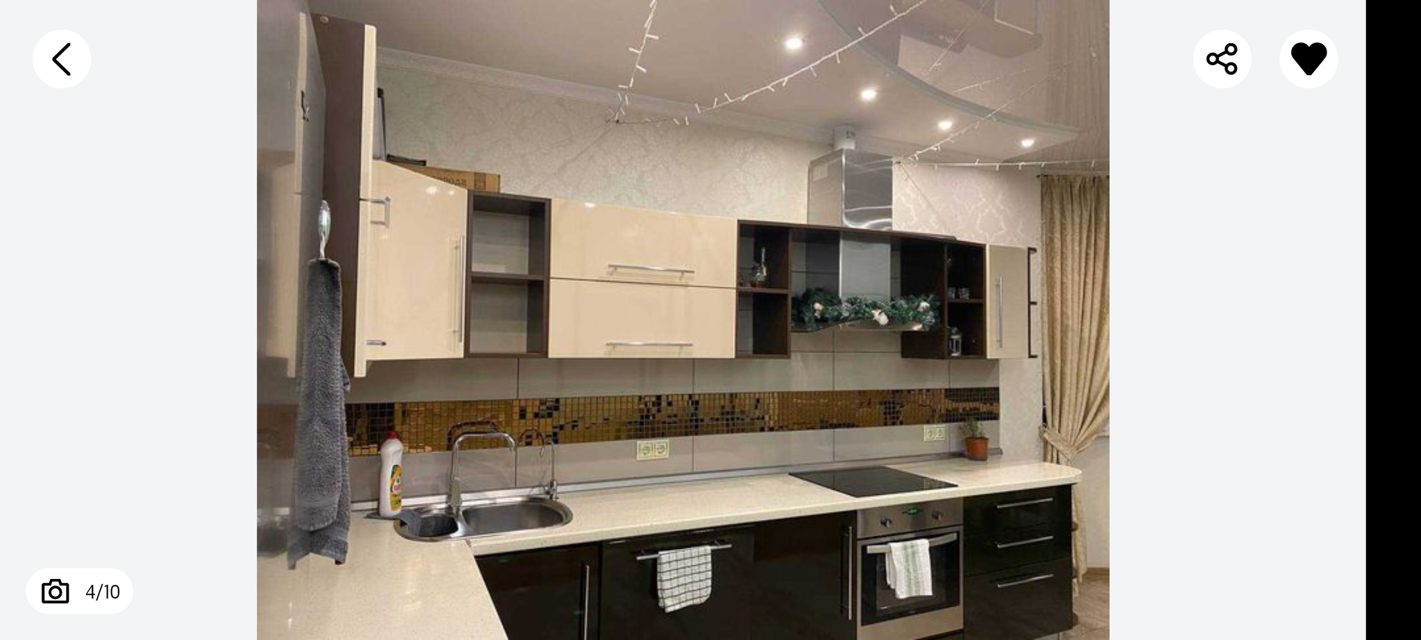 Аренда 2-комнатной квартиры 75 м², Соборности просп., 30