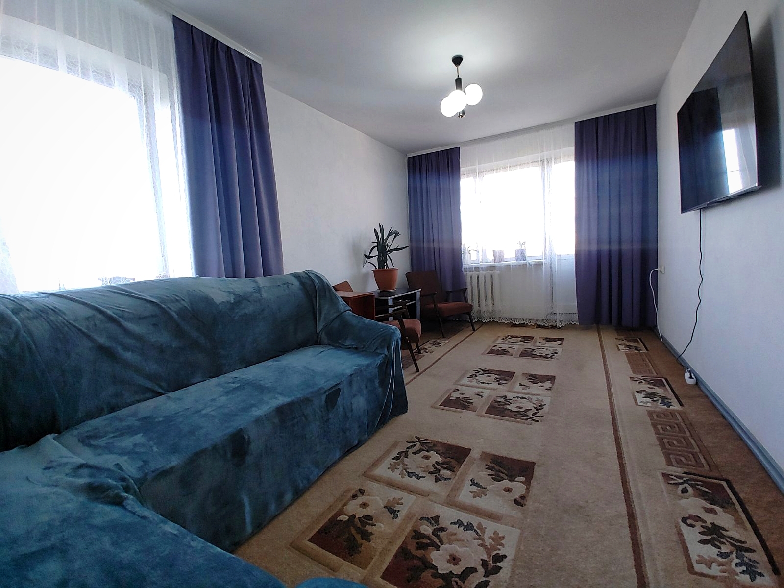 2-комнатная квартира посуточно 48 м², Воскресенская ул., 4