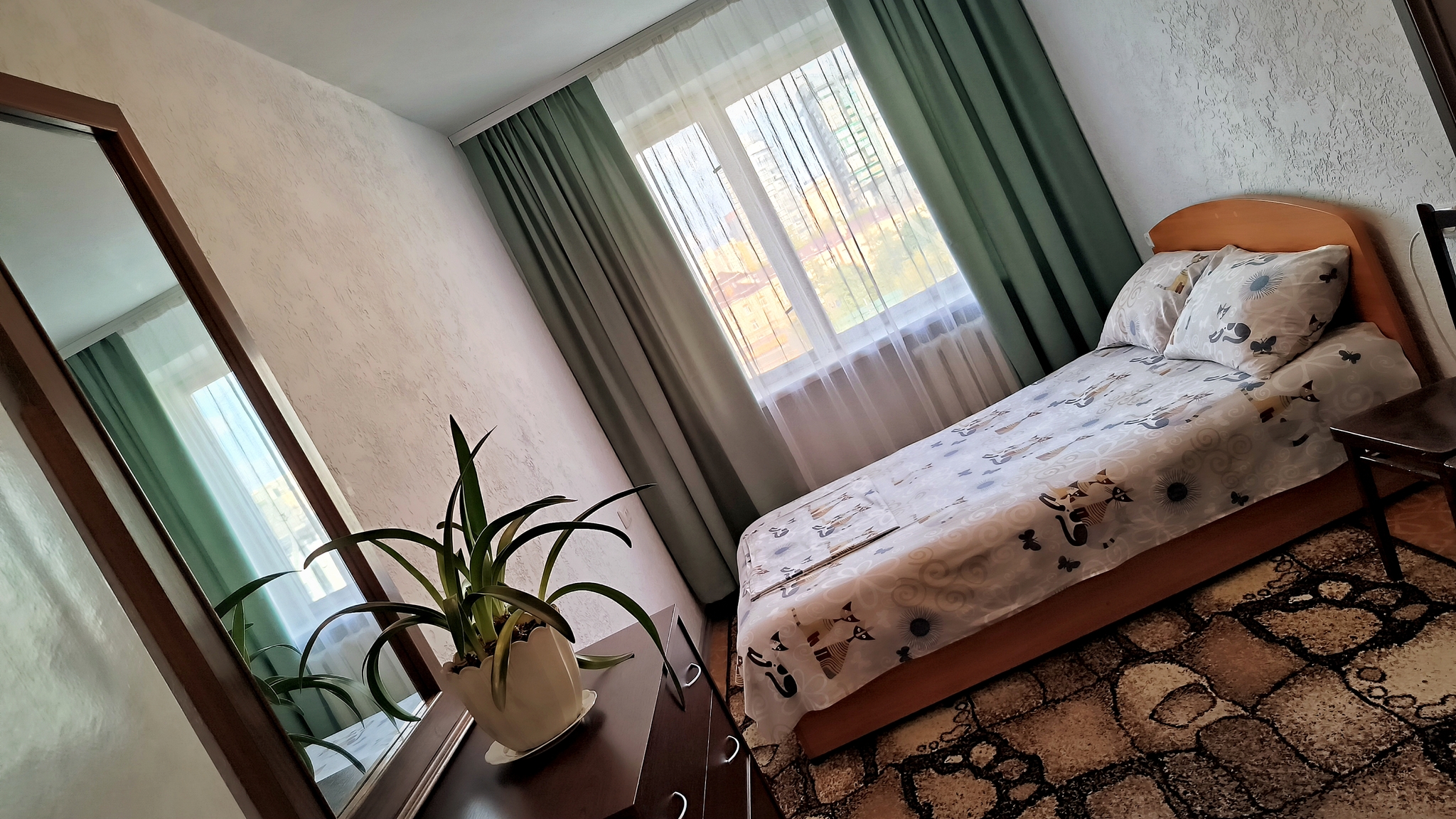 2-комнатная квартира посуточно 48 м², Воскресенская ул., 4