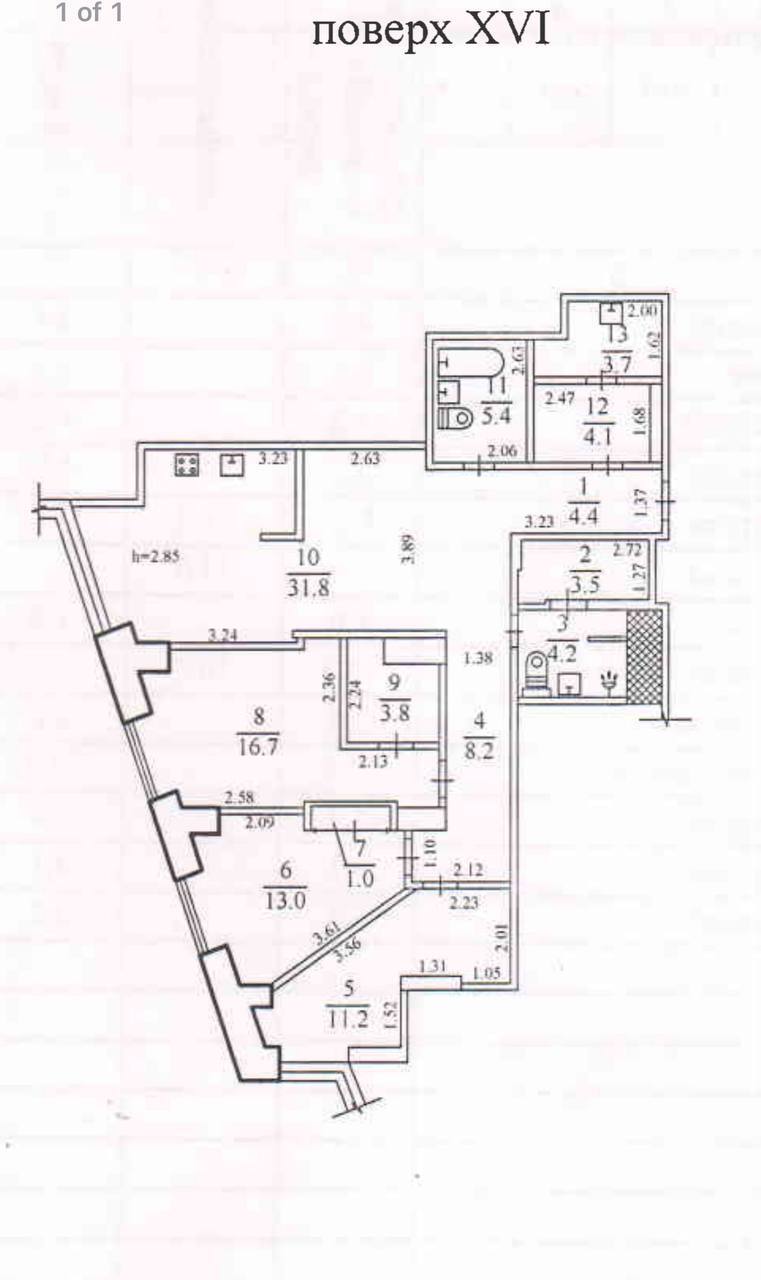 Продажа 4-комнатной квартиры 120 м², Симферопольская ул.