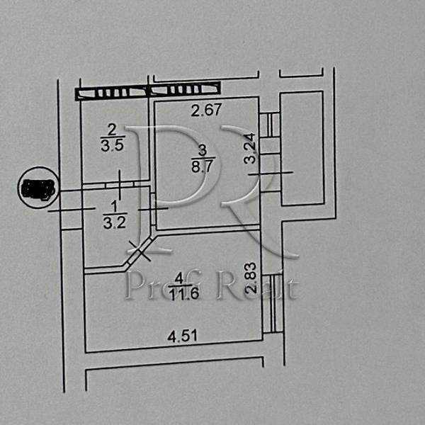 Продажа 1-комнатной квартиры 28 м², Соборная ул., 103/13