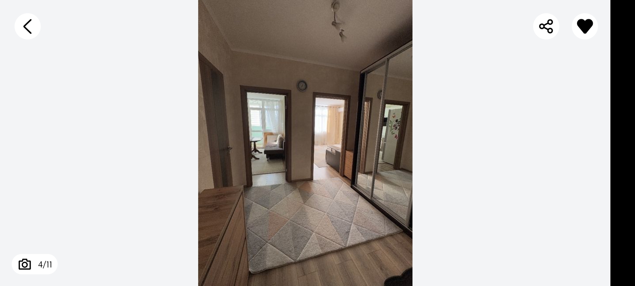 Аренда 1-комнатной квартиры 44 м², Воскресенская ул., 16