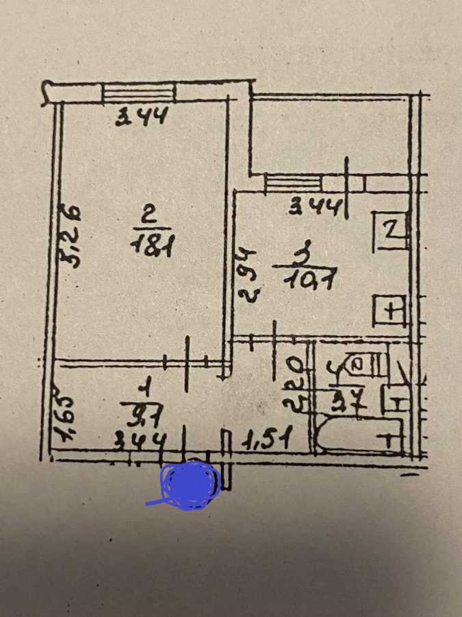 Аренда 1-комнатной квартиры 45 м², Владимира Маяковского просп., 91В
