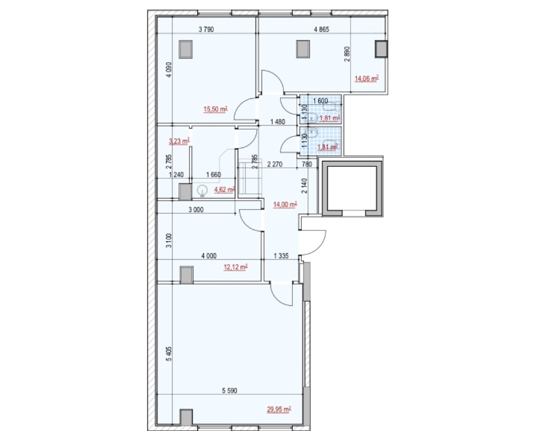 Оренда офісу 91.7 м², Глибочицька вул., 40У