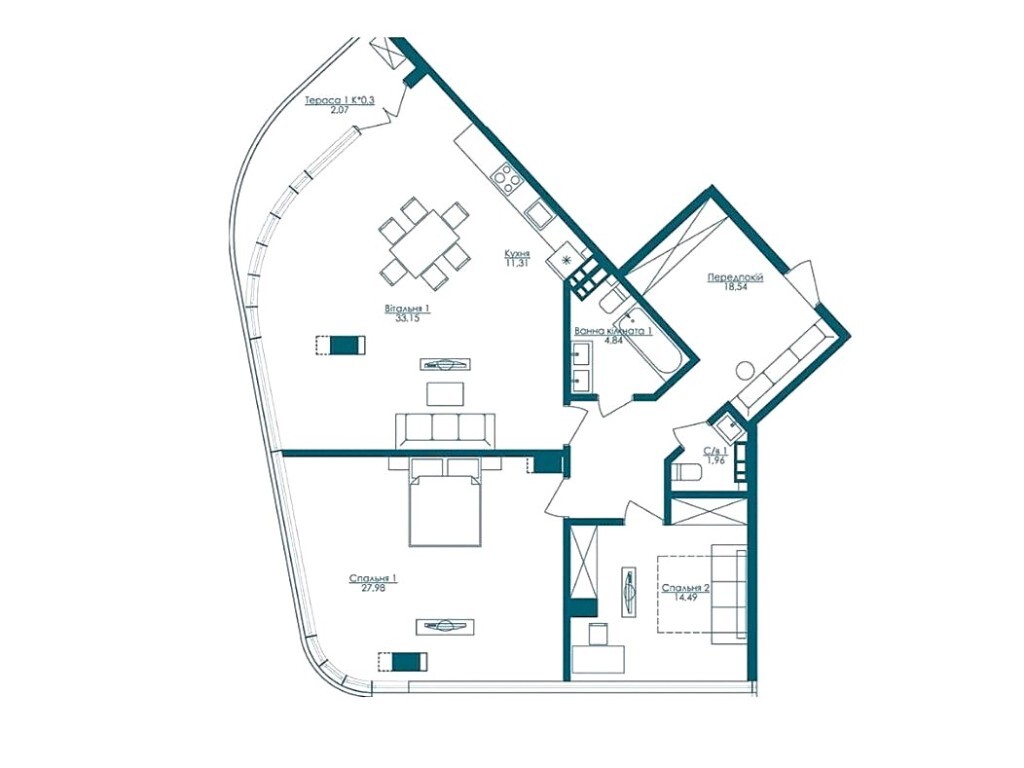 Продаж 3-кімнатної квартири 120 м², Французский бул., 63/65