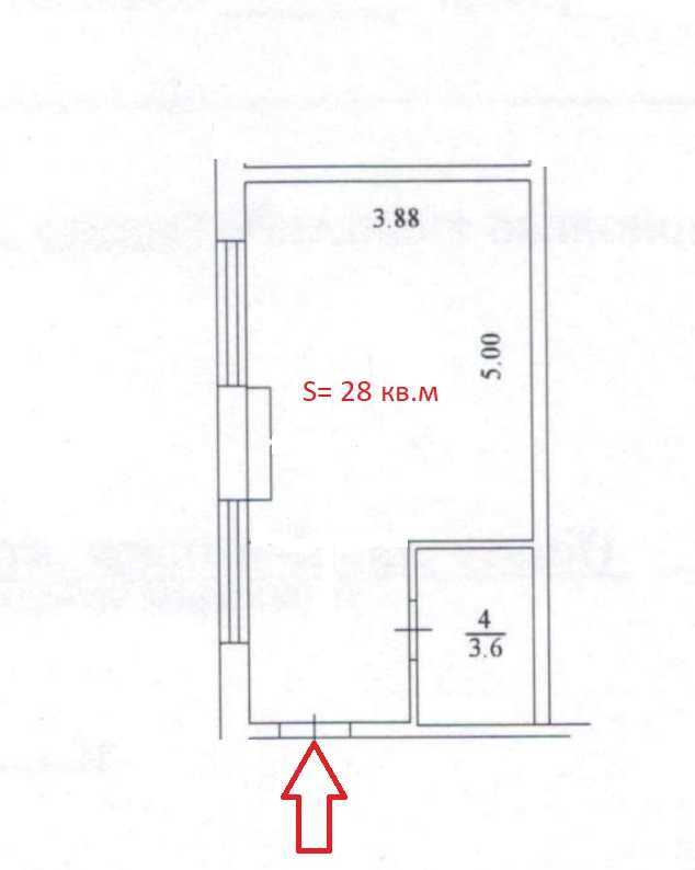 Продаж 1-кімнатної квартири 28.5 м², Євгена Коновальця вул., 36Е