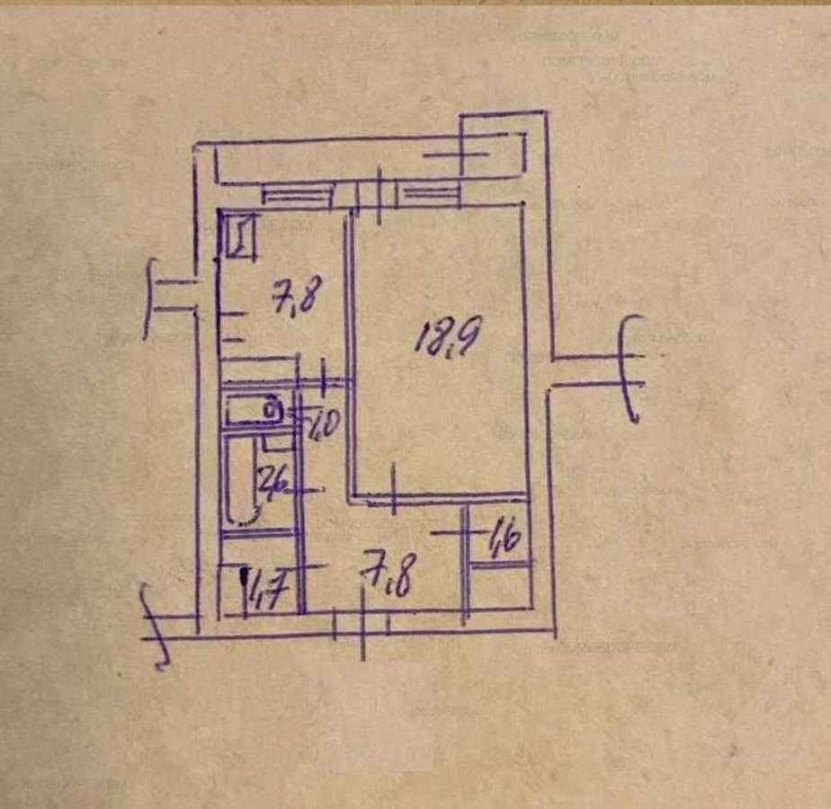 Продаж 1-кімнатної квартири 47 м², Деревлянська вул., 2/6