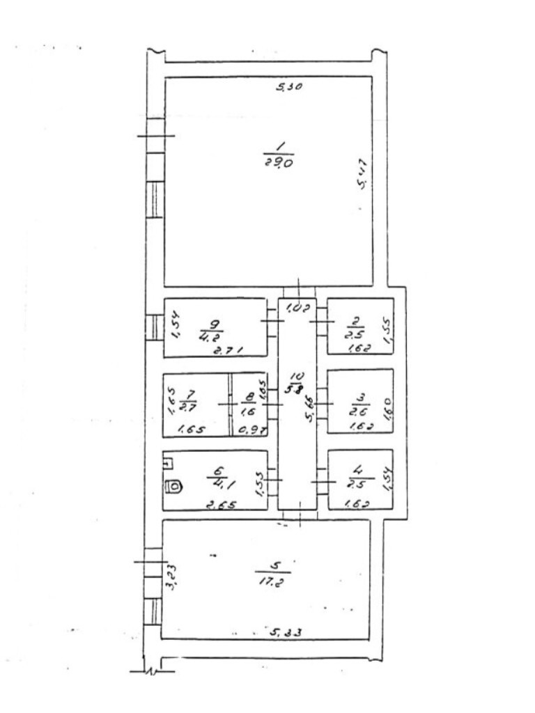 Продаж офісу 72.5 м², Преображенська вул., 57