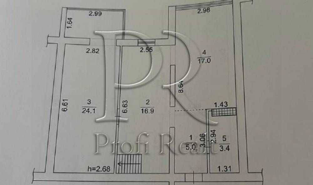 Продаж 2-кімнатної квартири 125 м², 10/3