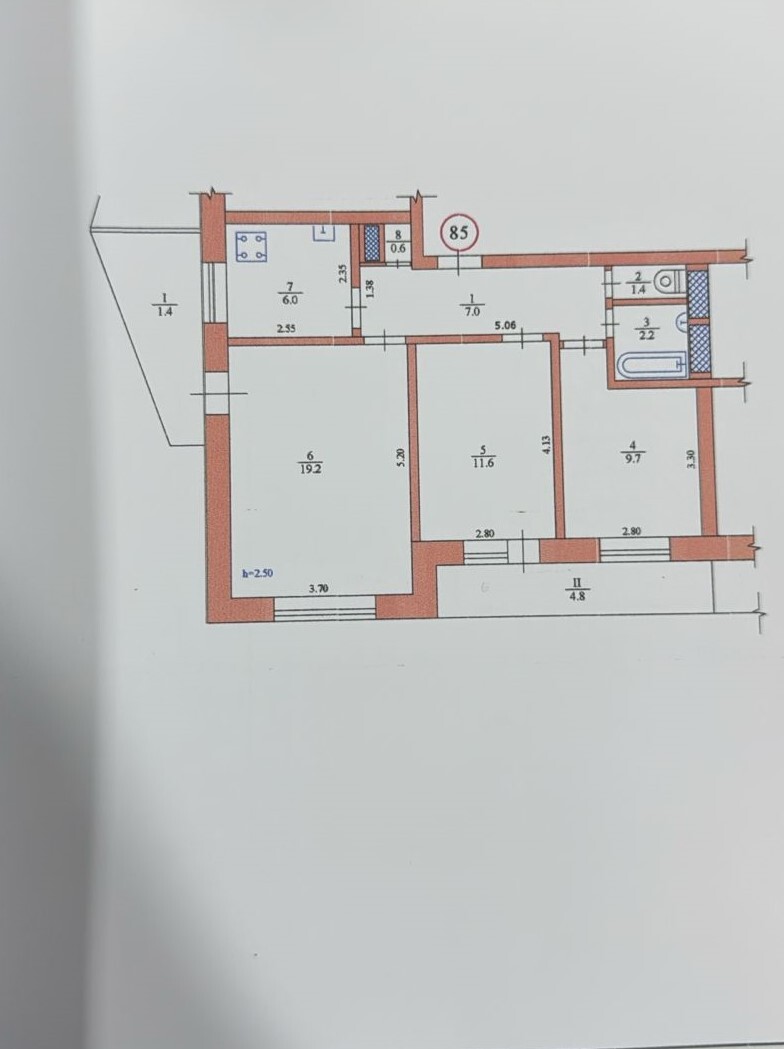 Продаж 3-кімнатної квартири 64 м², Академіка Янгеля вул.