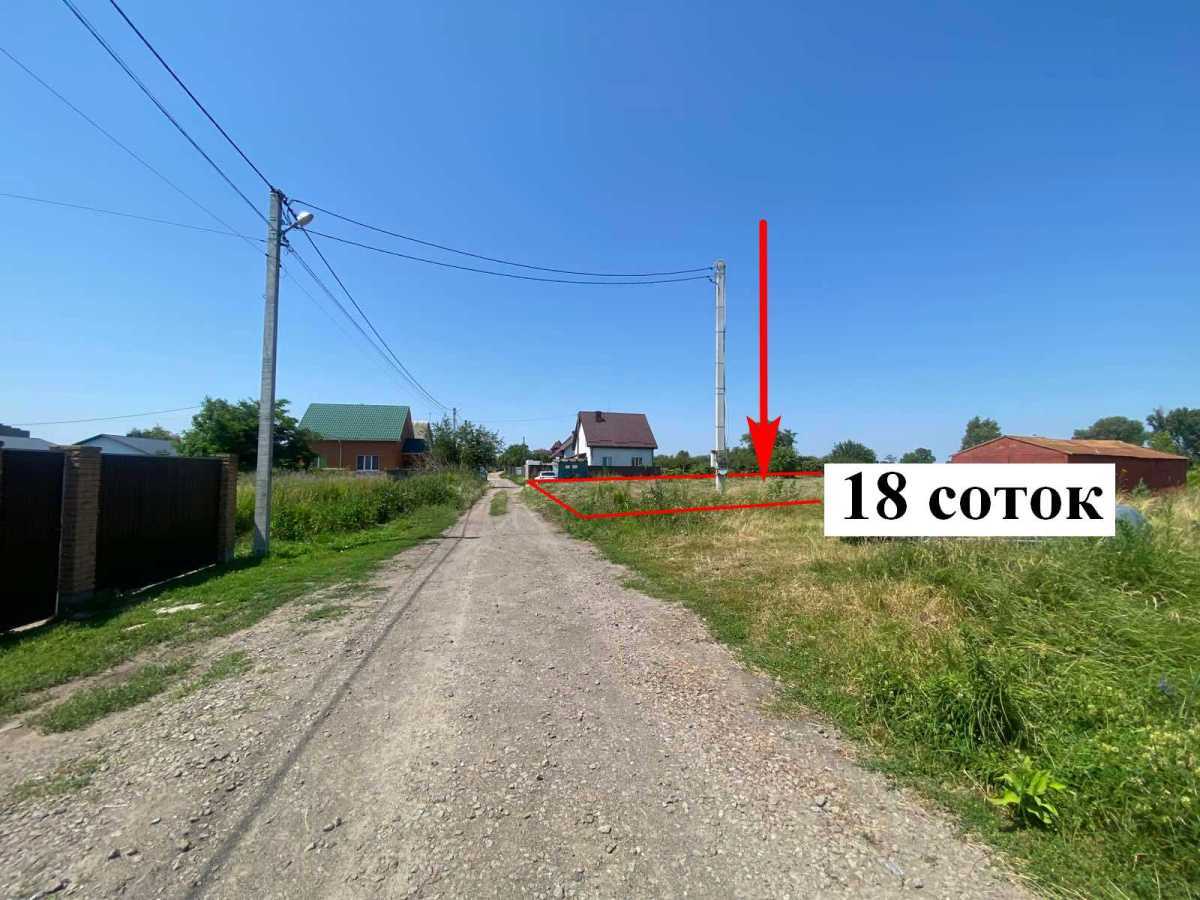 Продаж ділянки під індивідуальне житлове будівництво 18 соток, Квітки-Основ’яненка