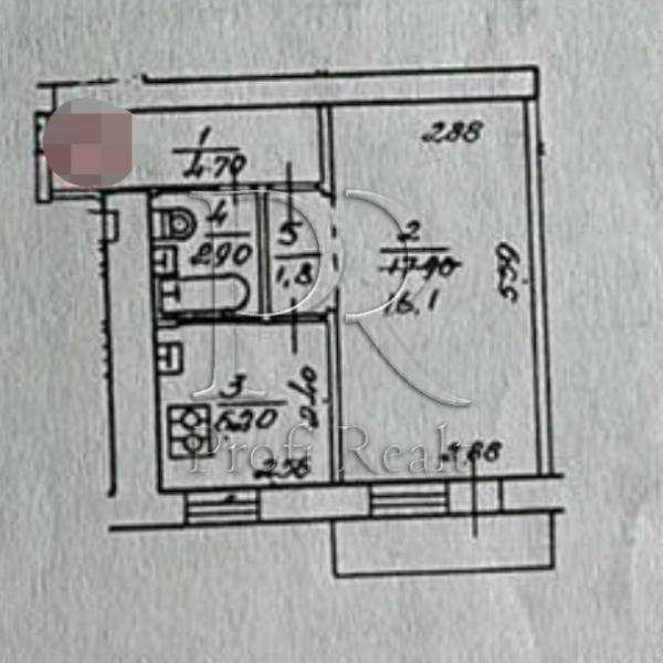 Продаж 1-кімнатної квартири 33 м², Повітрофлотський просп., 10