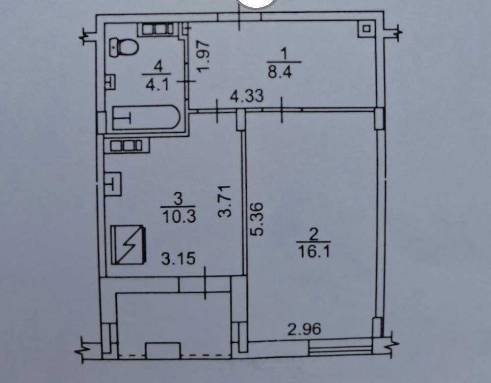 Продажа 1-комнатной квартиры 41 м², Регенераторная ул., 4, КОРПУС 6