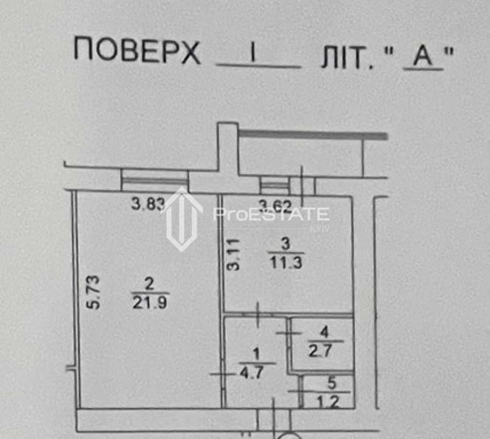 Продаж 1-кімнатної квартири 45.5 м², Головатого вул., 76Г
