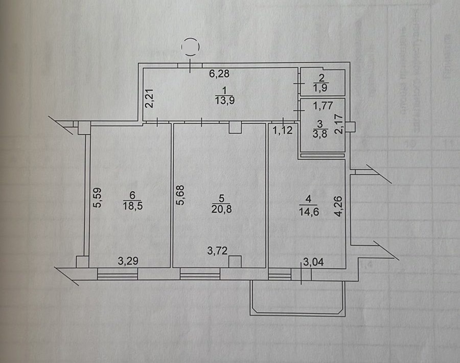 Продаж 2-кімнатної квартири 75 м²