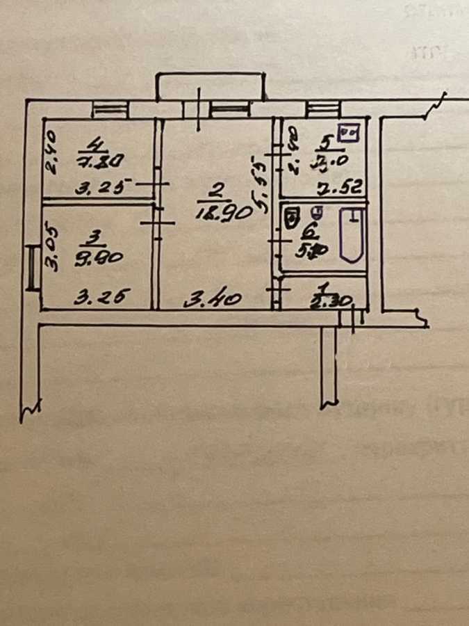Продаж 3-кімнатної квартири 50 м², Миколаївська, 52