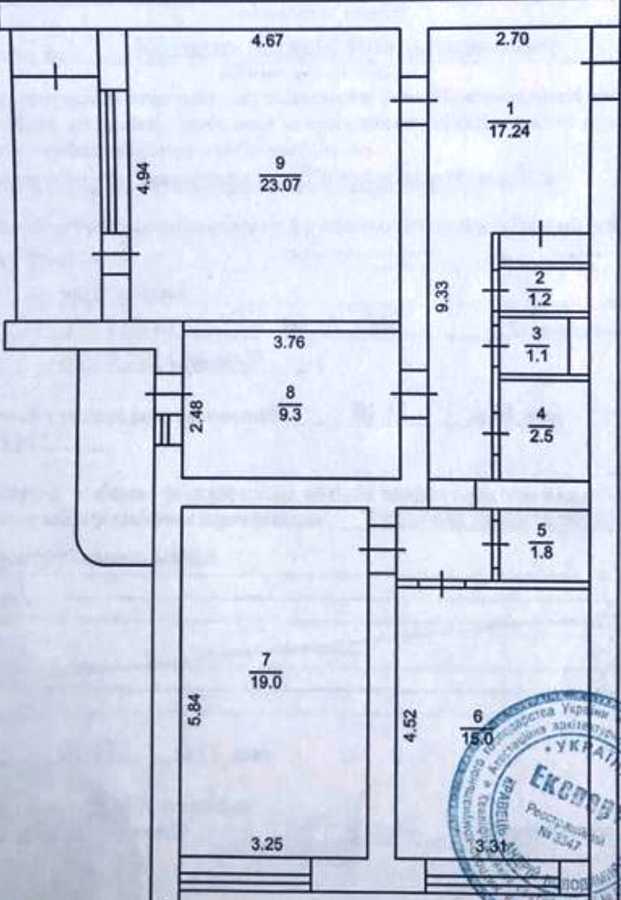Оренда 3-кімнатної квартири 100 м², Лесі Українки бул., 21Б