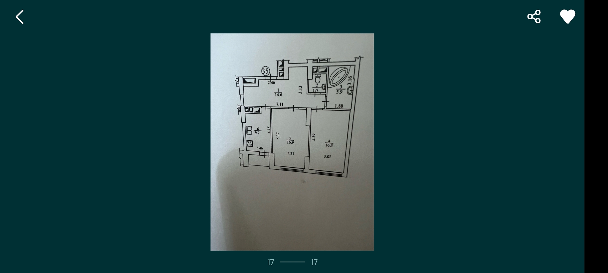 Продажа 1-комнатной квартиры 66 м², Ованеса Туманяна ул., 3