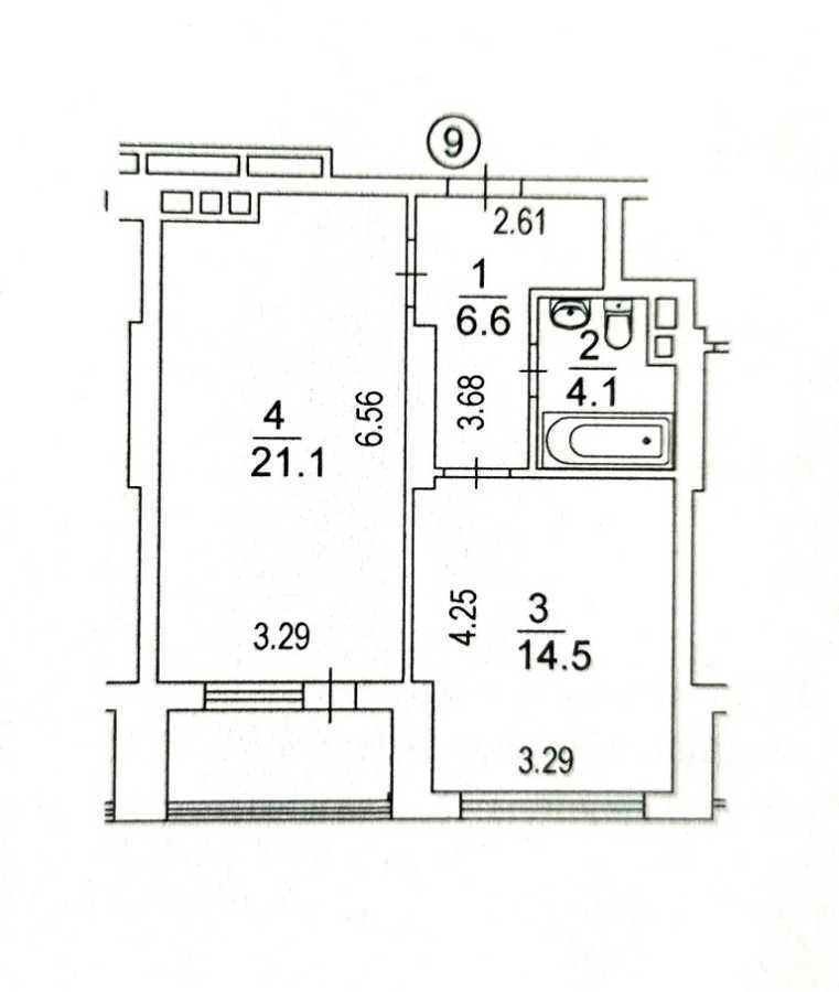 Продажа 1-комнатной квартиры 50 м², Победы просп., 5В