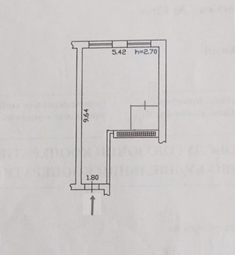 Продаж 1-кімнатної квартири 41 м², Кам’янська вул., 125Г