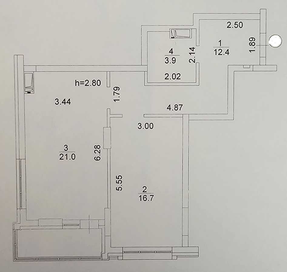 Продаж 1-кімнатної квартири 59 м², Вишгородська вул., 45г
