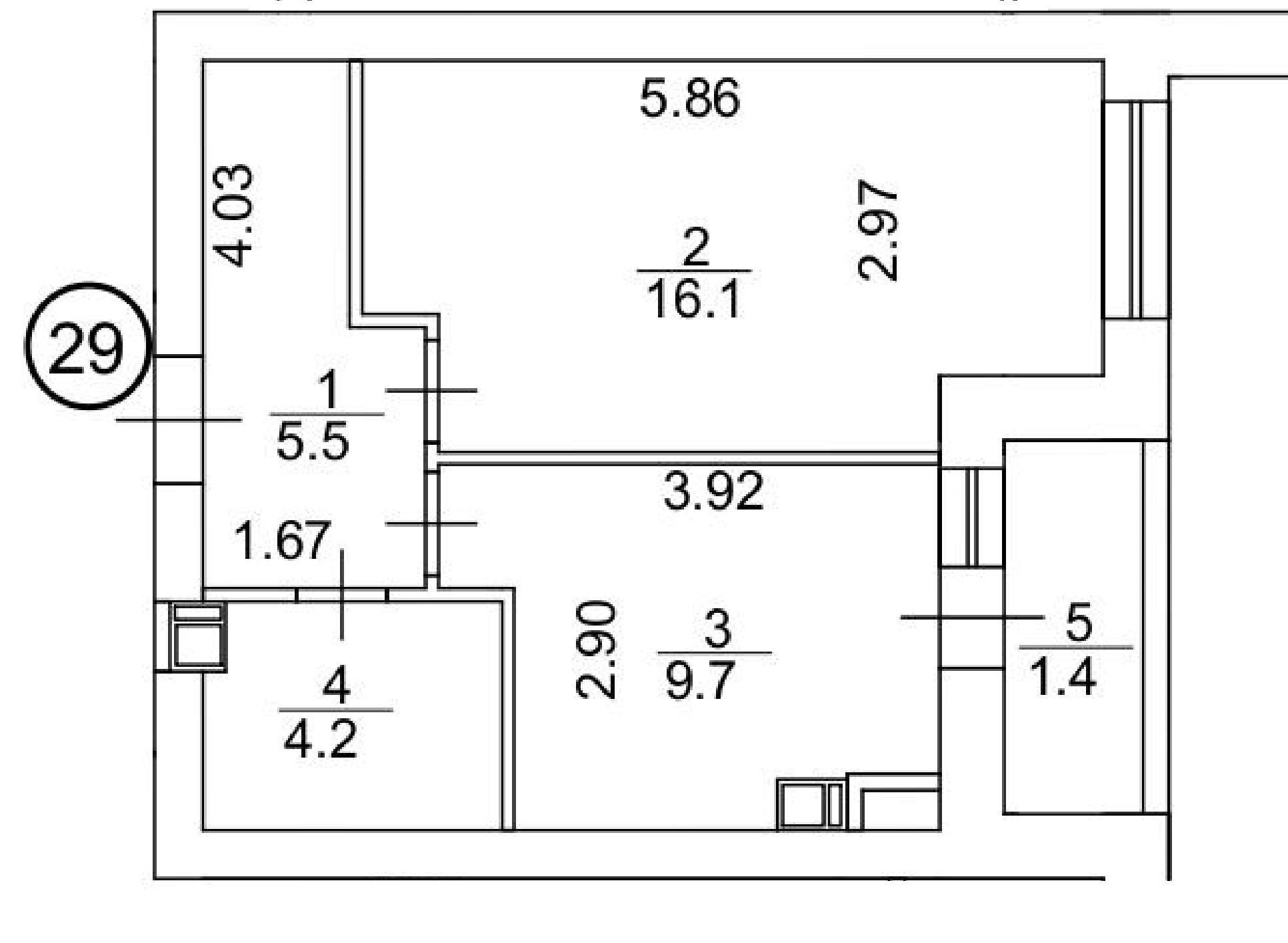 Продаж 1-кімнатної квартири 36.9 м², Шолуденка вул.