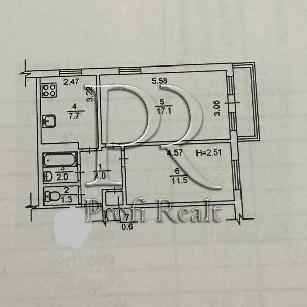 Продаж 2-кімнатної квартири 46 м², Перова бул., 16