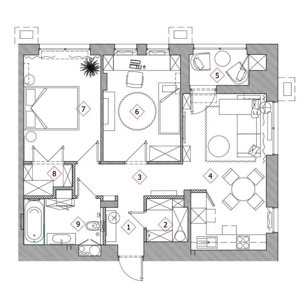 Продажа 2-комнатной квартиры 66.6 м², Салютная ул., 2