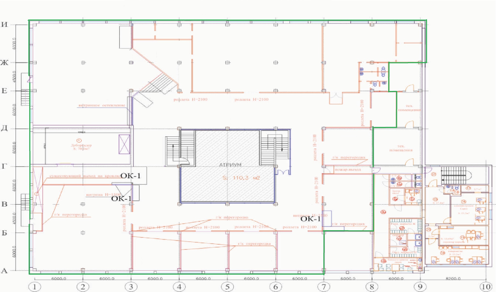 Оренда торговельного приміщення 1448 м², Миколи Голего вул., 7