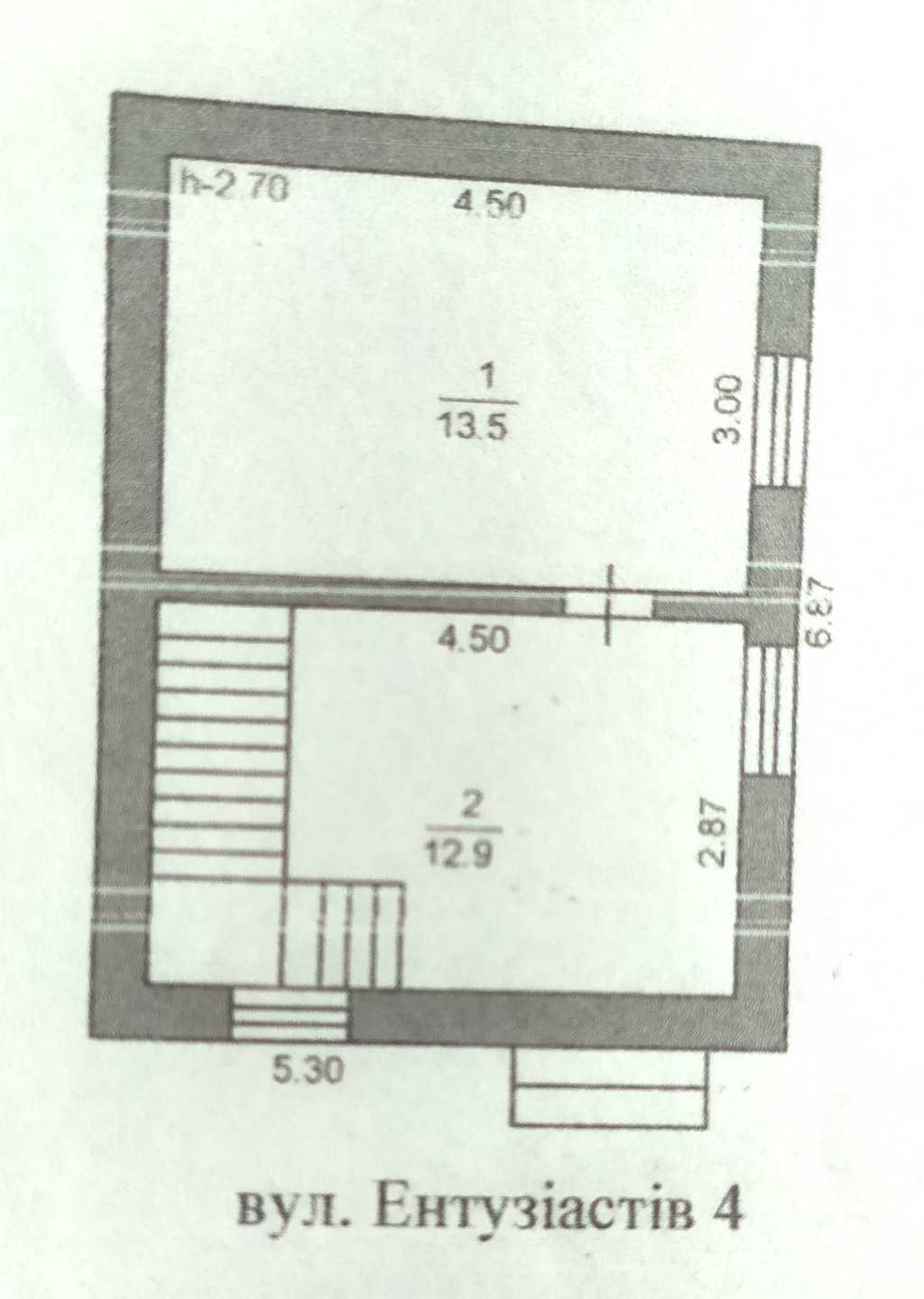 Продаж будинку 54 м², 4-а Ентузіастів вул., 17