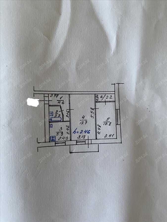 Продажа 2-комнатной квартиры 45 м², Решетилівська, 56