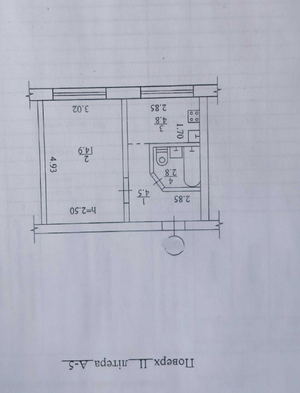 Продаж 1-кімнатної квартири 27 м², Леся Курбаса просп., 2/13