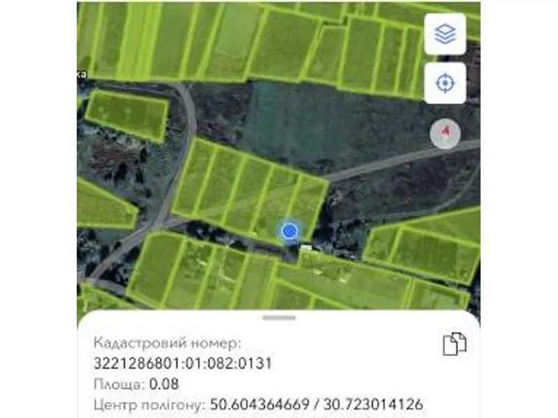 Продажа участка для личного сельского хозяйства 8 соток, Пасічанська