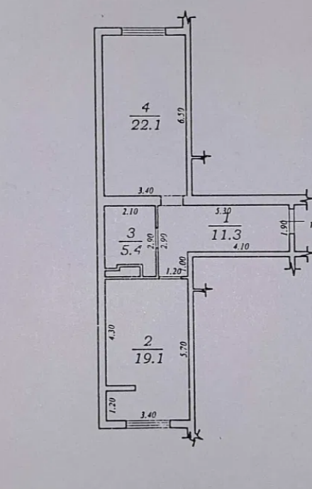 Продажа 1-комнатной квартиры 58 м², Аркадиевский пер.