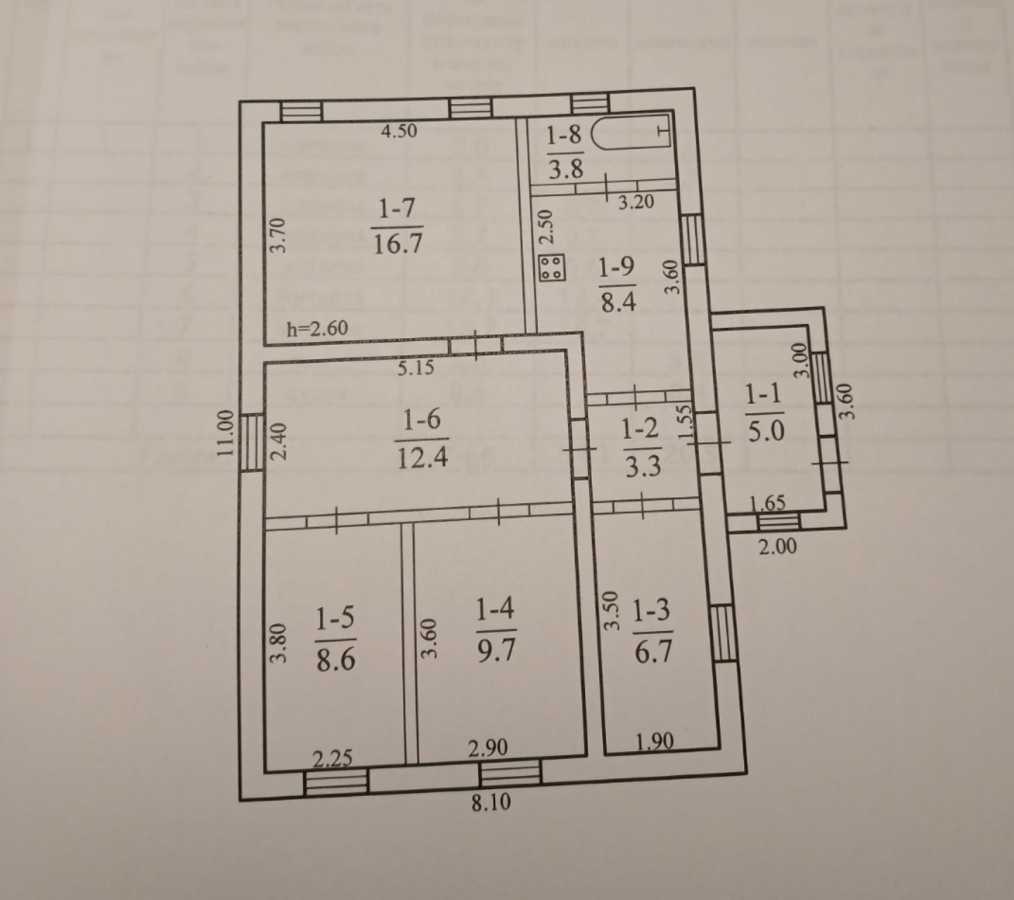 Продажа дома 76 м², Ріжкова, 45