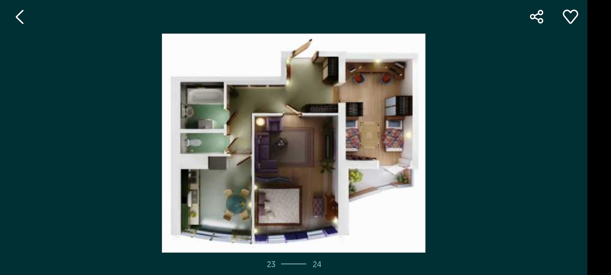 Продажа 2-комнатной квартиры 62 м², Юрия Шумского ул., 3Г